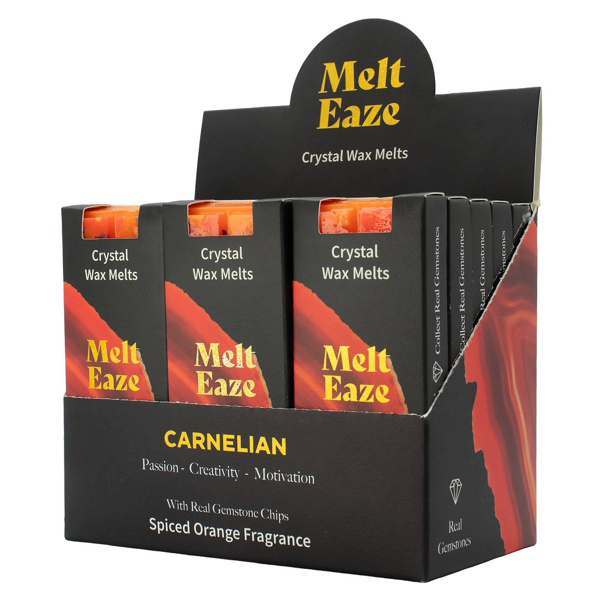 MeltEaze Wax Melts 50g Carnelian Fire with Spiced Orange Aroma
