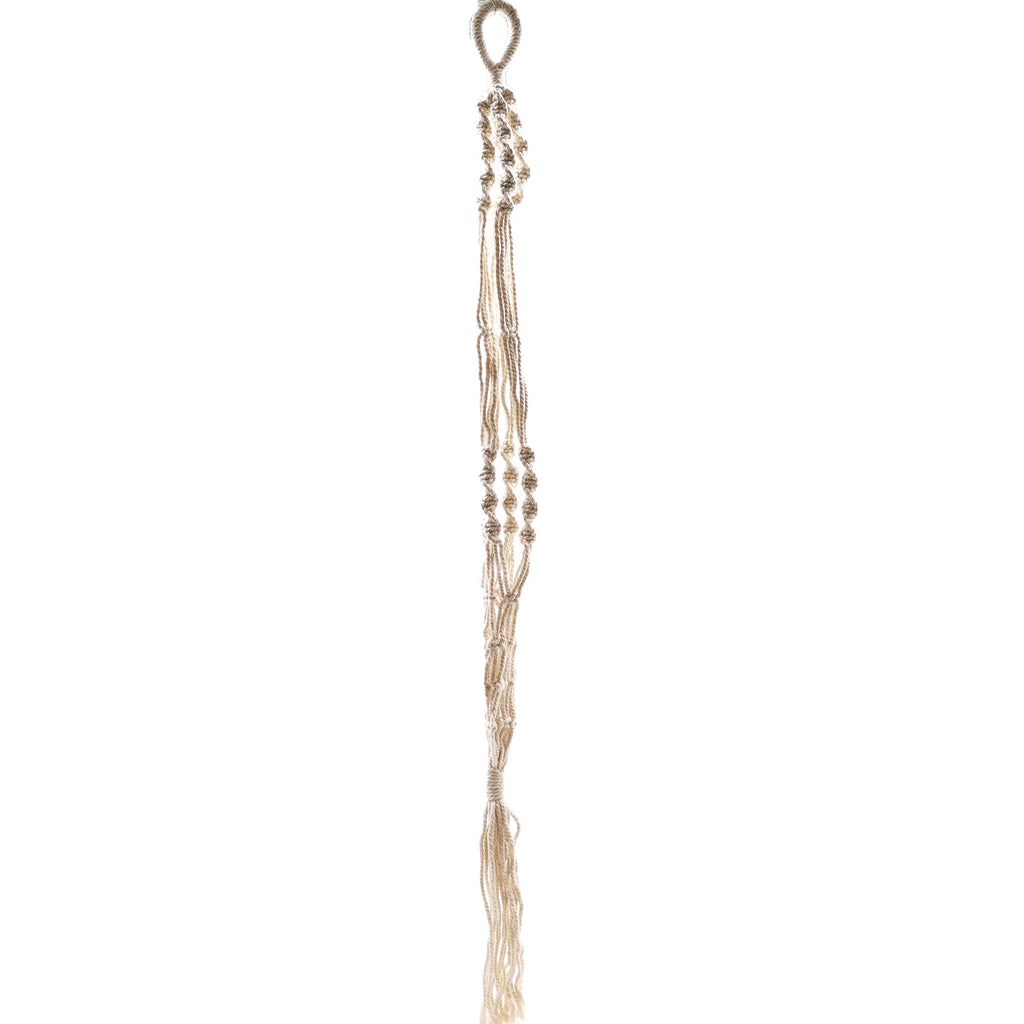 Large Extra Long Macrame Pot Holder for Stylish Plant Display