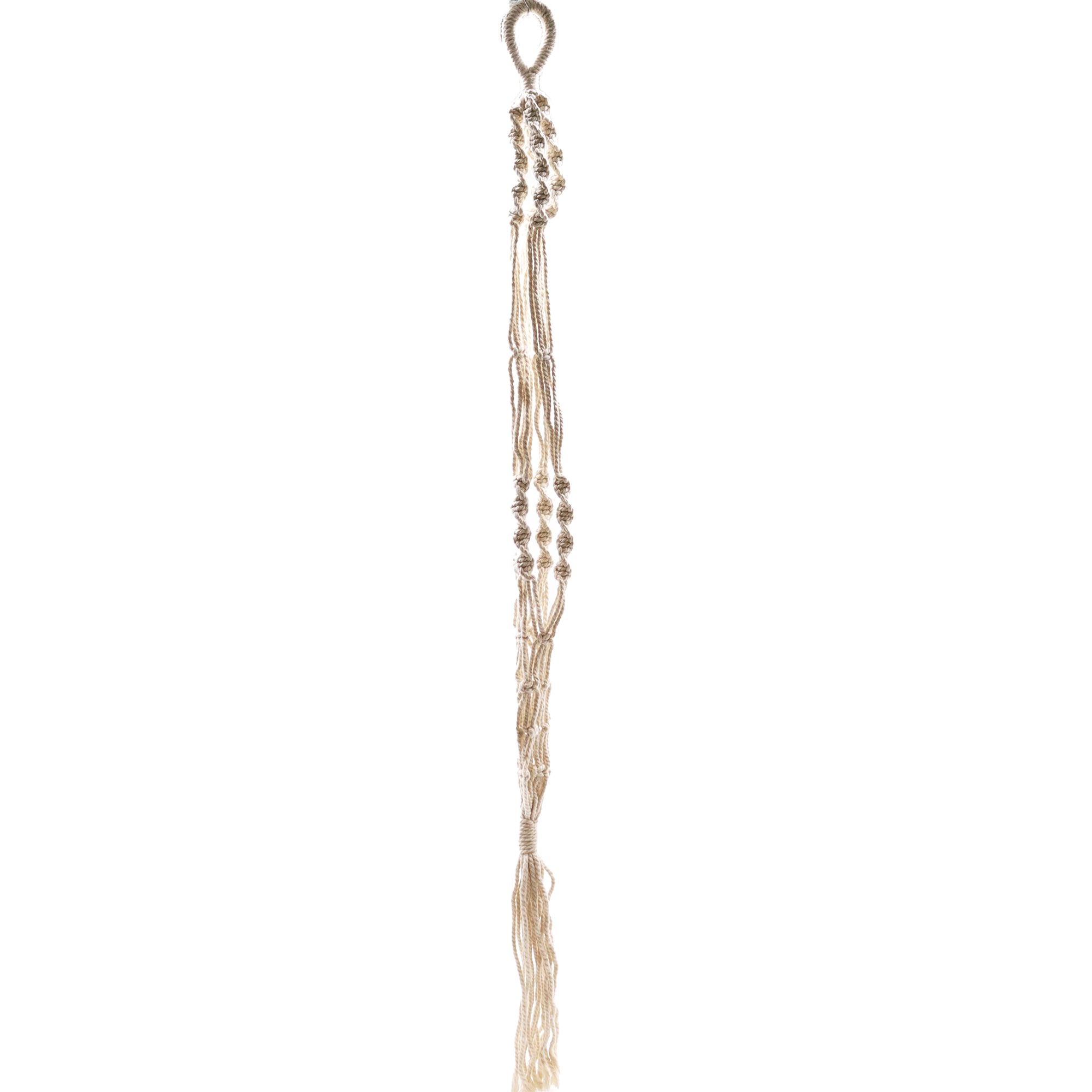 Large Extra Long Macrame Pot Holder for Stylish Plant Display