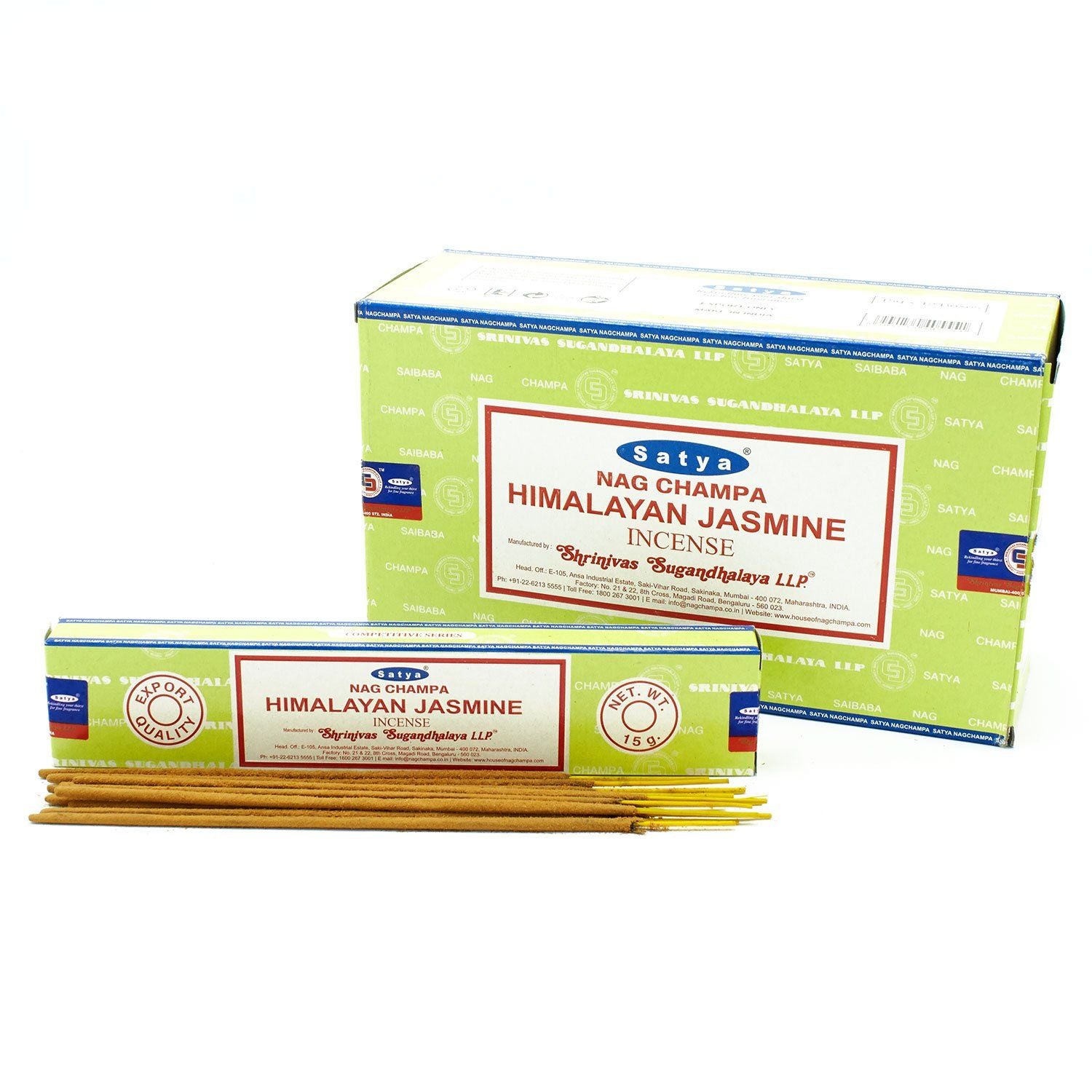 Satya Incense Sticks 15g Himalayan Jasmine for Home Fragrance