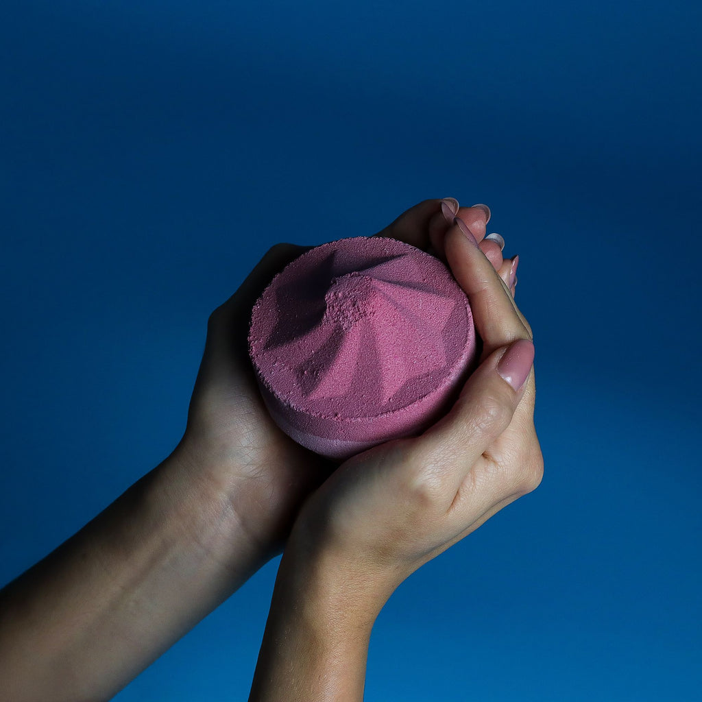Jumbo Bath Bomb Razzle Dazzle with Raspberry Slush Fragrance