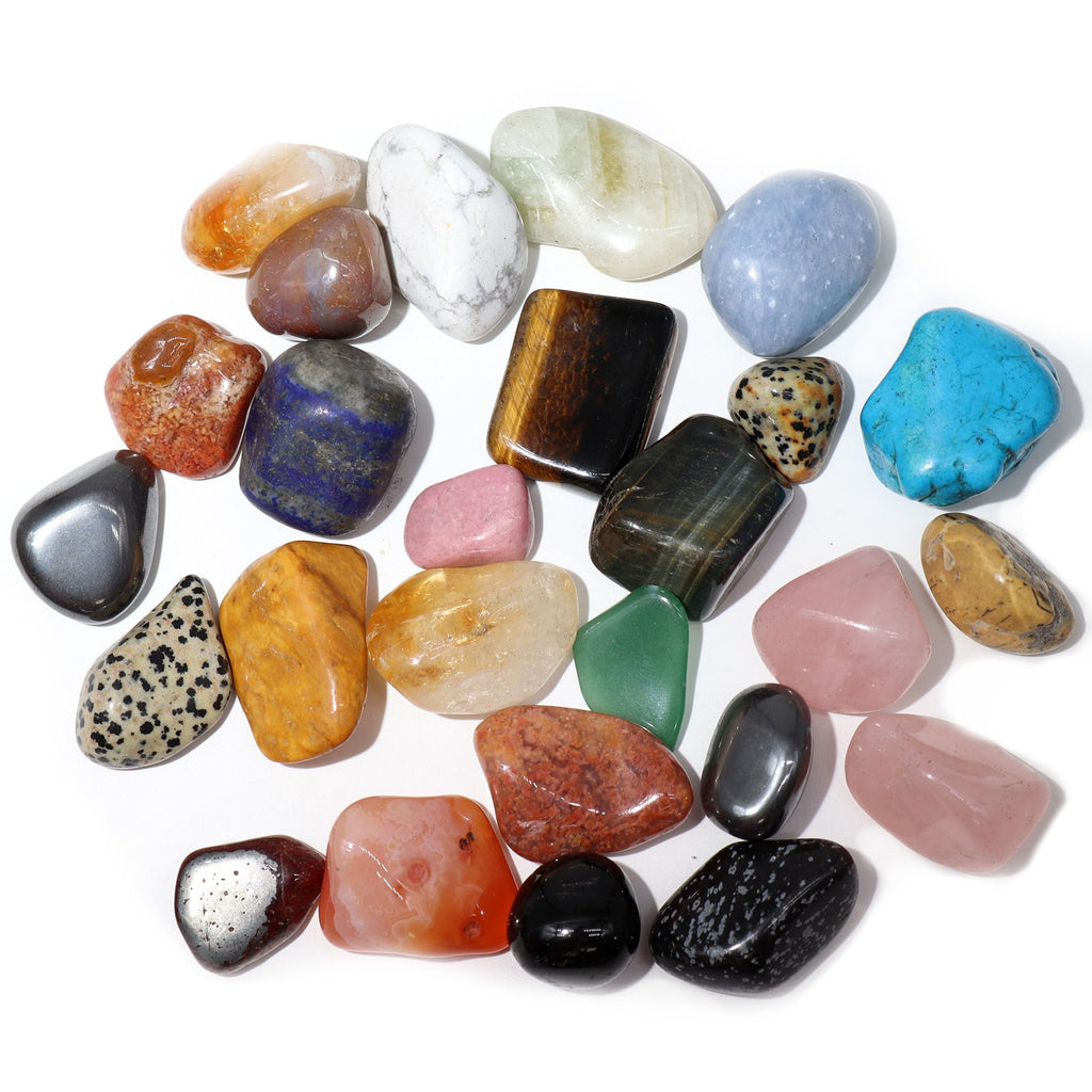 Lucky Dip Mixed Tumble Stones 0.5kg with Colourful Assortment