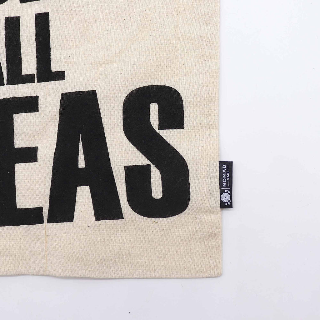 Iconic Basic Tote Bag ACCESS ALL AREA Natural Cotton for Daily Use