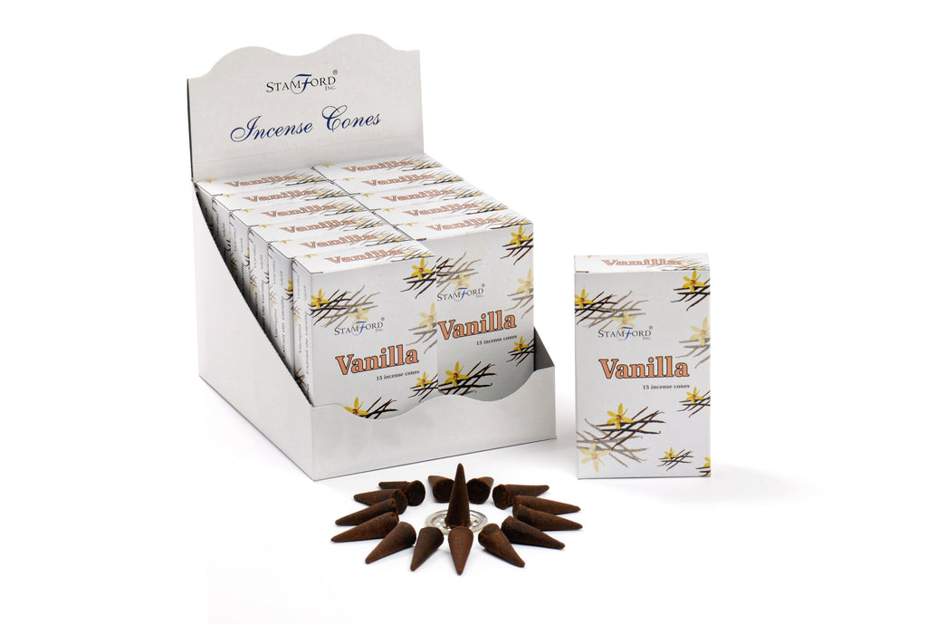 Vanilla Cones Stamford Premium Incense Cones for Home Fragrance