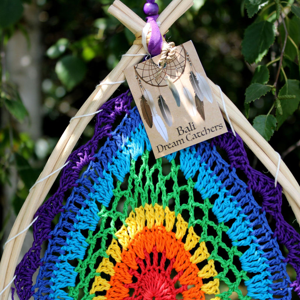 Bali Dream Catchers Large Multi Teardrop for Beautiful Home Decor