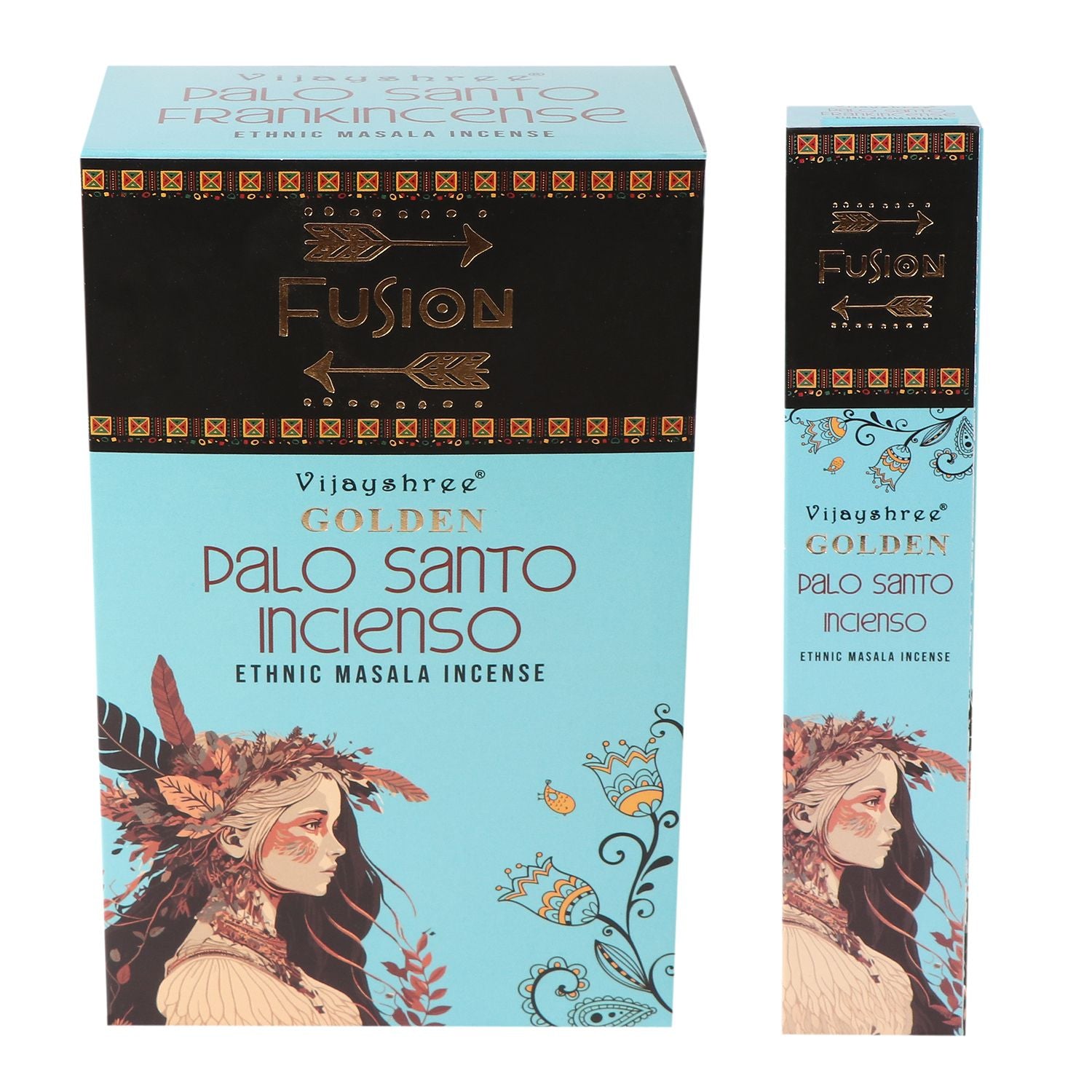 15g Golden Palo Santo and Frankincense Incense Sticks