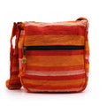 Lrg Nepal Sling Bag in Sunrise Orange with Adjustable Strap