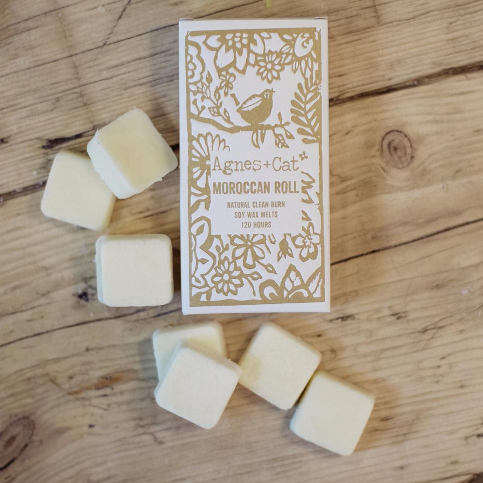 Agnes + Cat Box of 8 Moroccan Roll Wax Melts for Home Fragrance