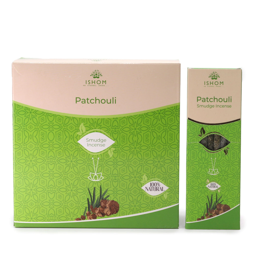 Ishom Smudge Incense Patchouli for Home Fragrance and Relaxation