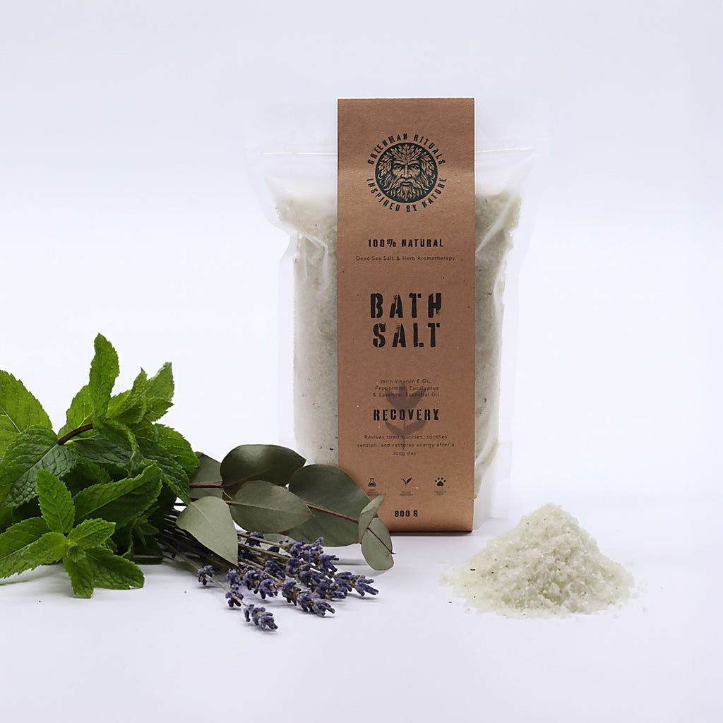 Greenman Rituals Menthol Aromatherapy Epsom Bath Salt for Recovery
