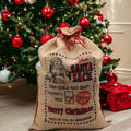 This Child Has Been Nice Jute Sack for Storing Christmas Gifts