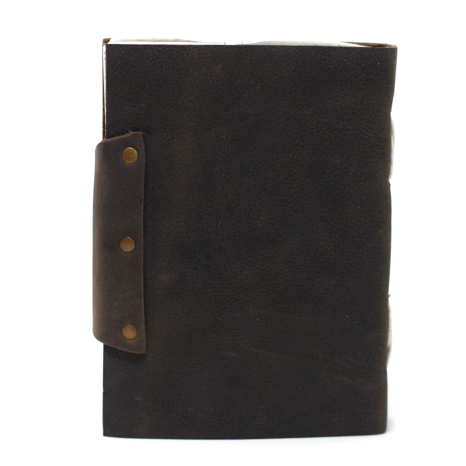 Leather Black Confessions Notebook with Lock for Creative Minds