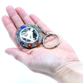 Orgonite Power Keyring with Buddha and Seven Chakra Design