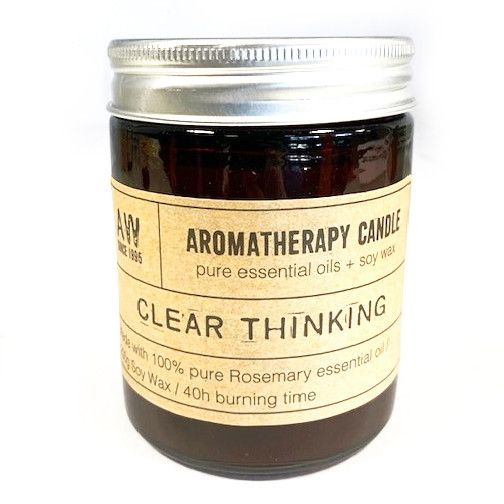 Aromatherapy Candle Clear Thinking for Enhanced Relaxation and Focus