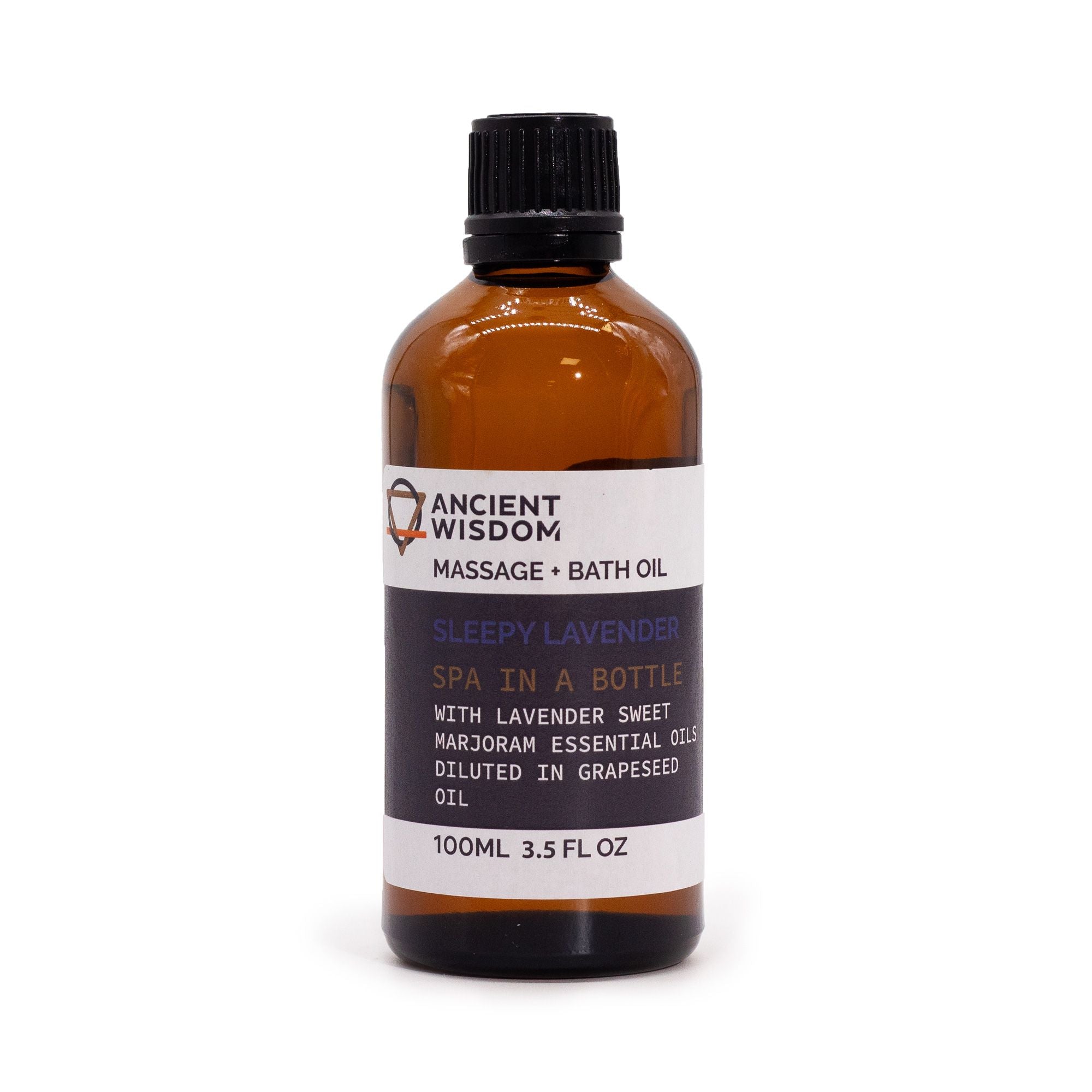 Sleepy Lavender Massage Oil 100ml for Relaxation and Bath Use