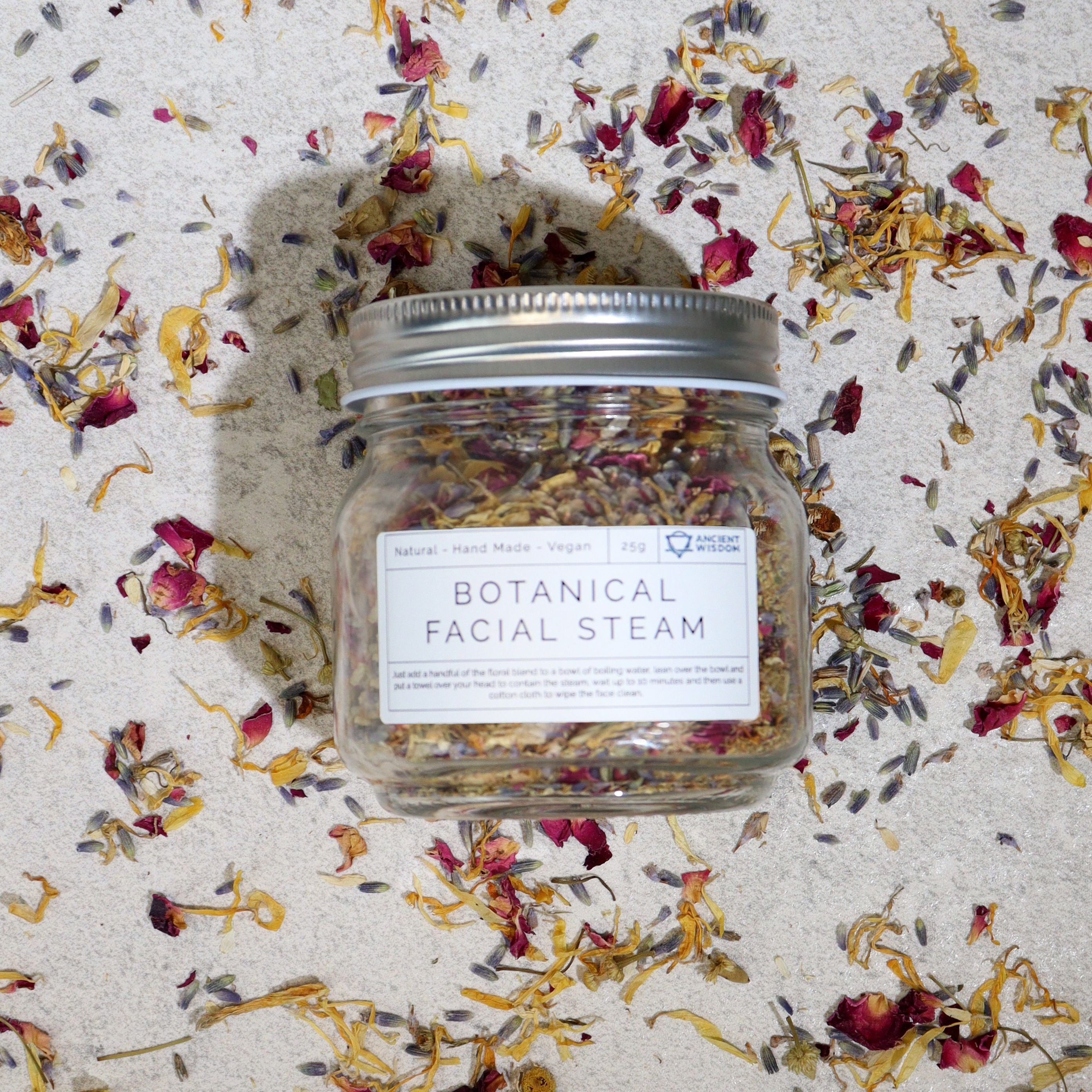 Botanical Facial Steam Blend Natural 250g for Soothing Skincare