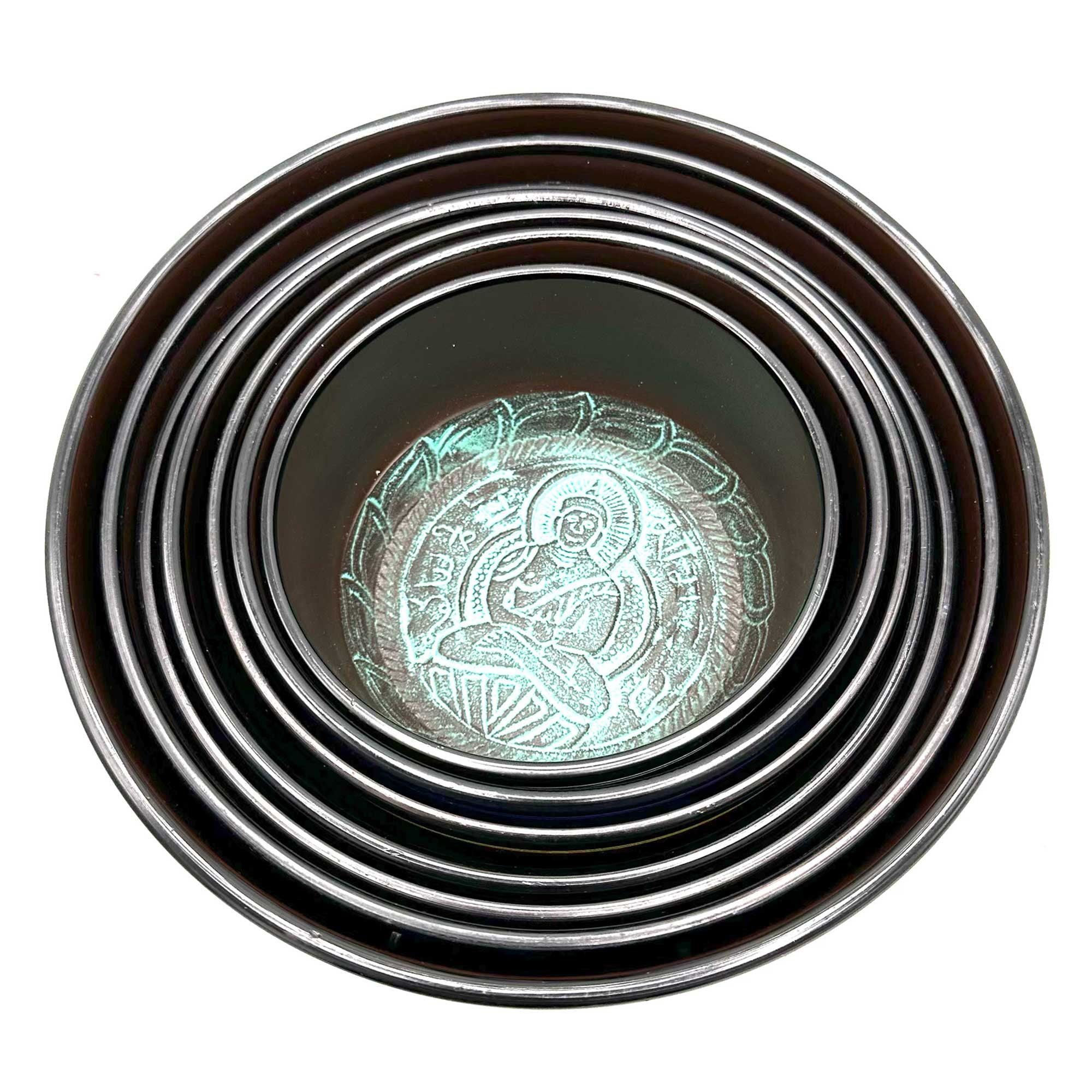 Large Chakra Set of Seven Singing Bowls for Home and Decor