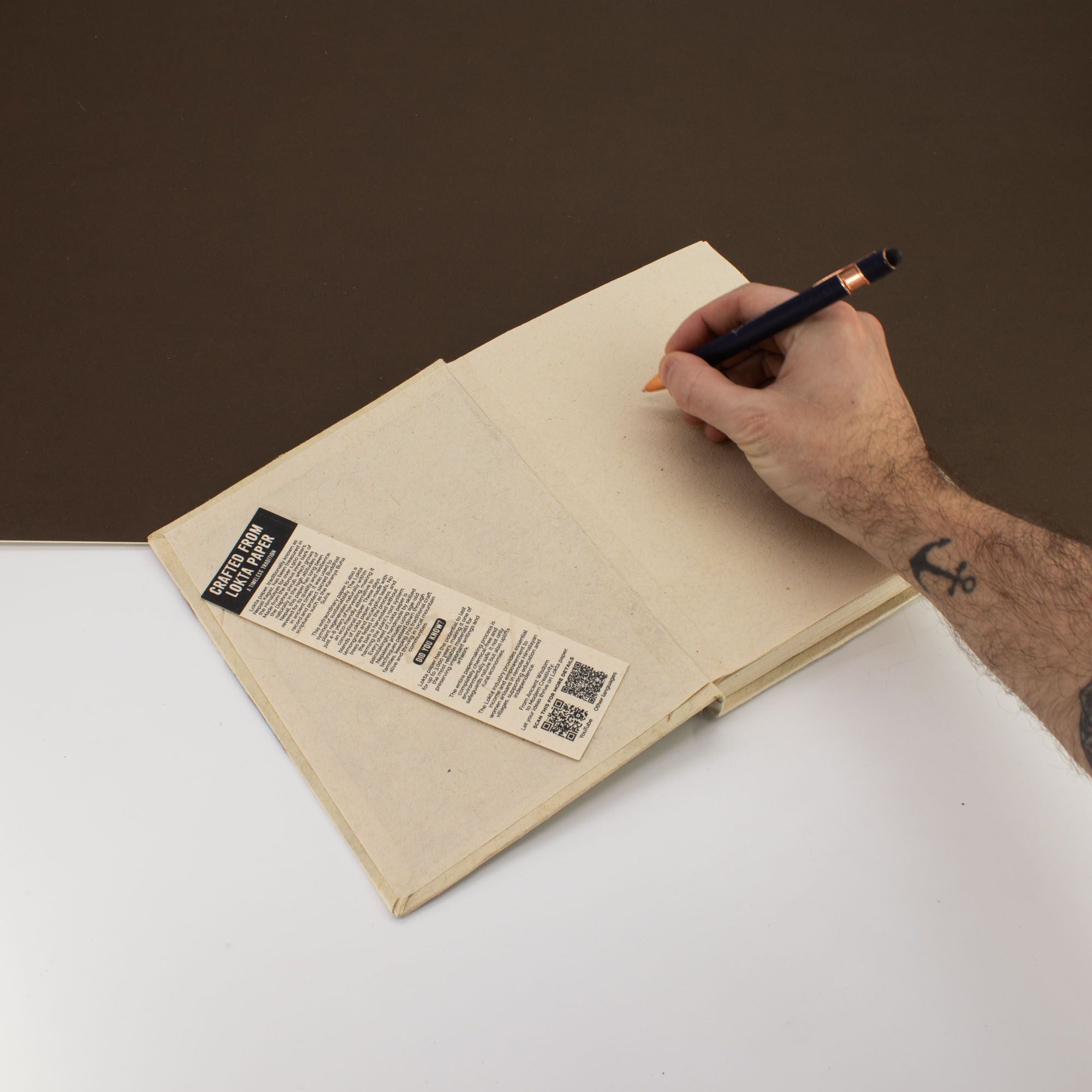 Lokta Inspiration Notebook Your Potential Large 21x15cm 45 Leaves