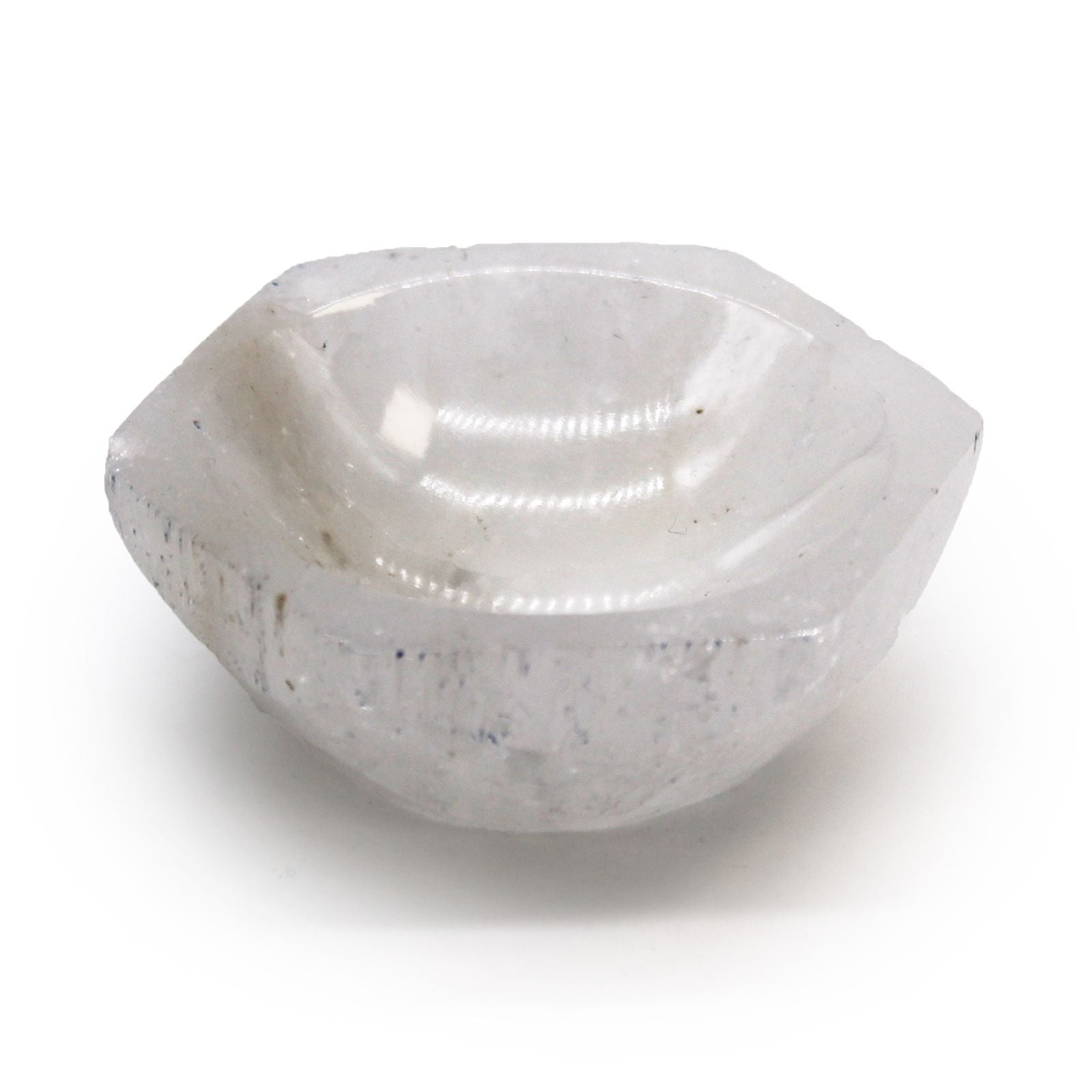 Selenite Hex Bowl 6cm for Stylish Home Decor and Display
