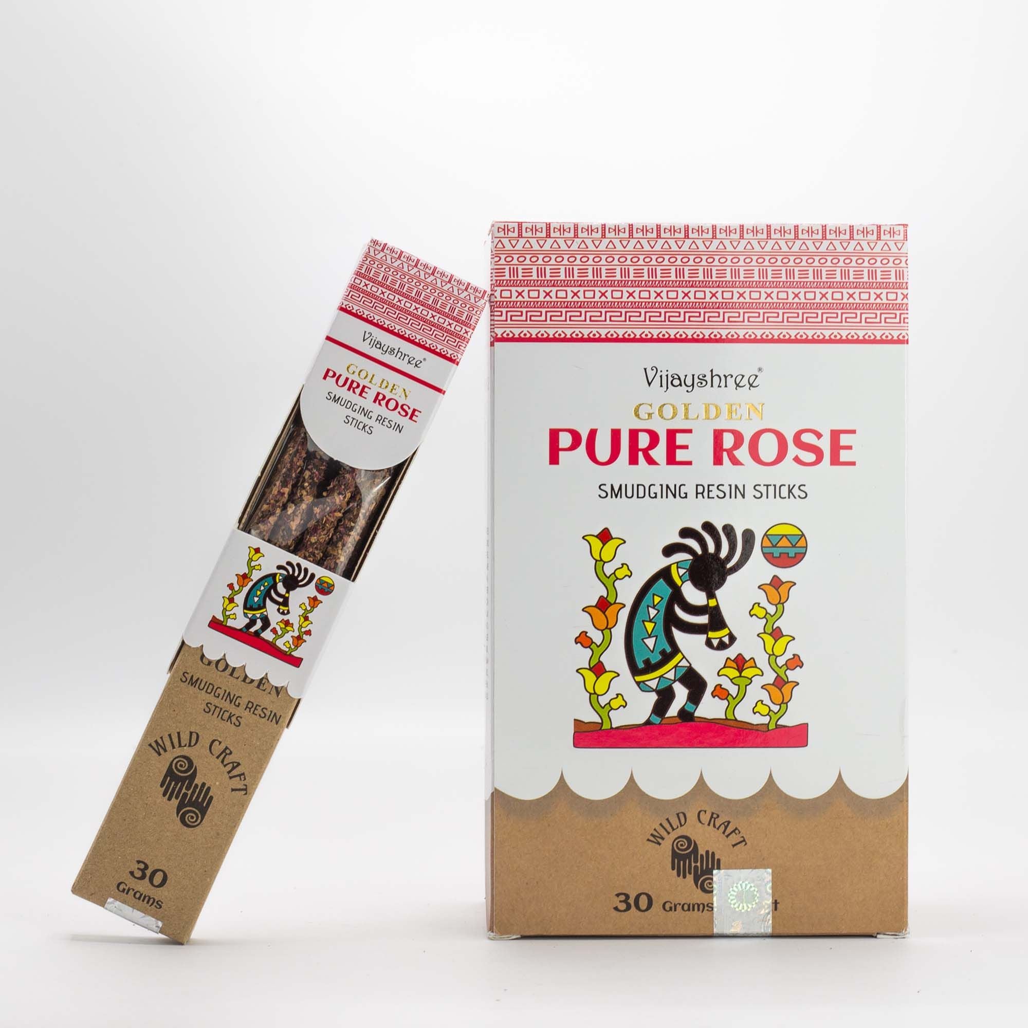 Golden Pure Rose Smudging Resin Sticks Pack of 30g for Aromatic Use