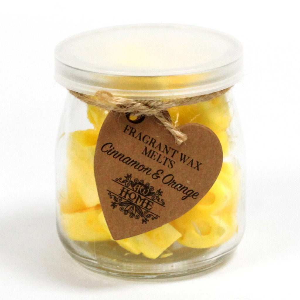 Soywax Melts Jar with Cinnamon and Orange for Home Fragrance