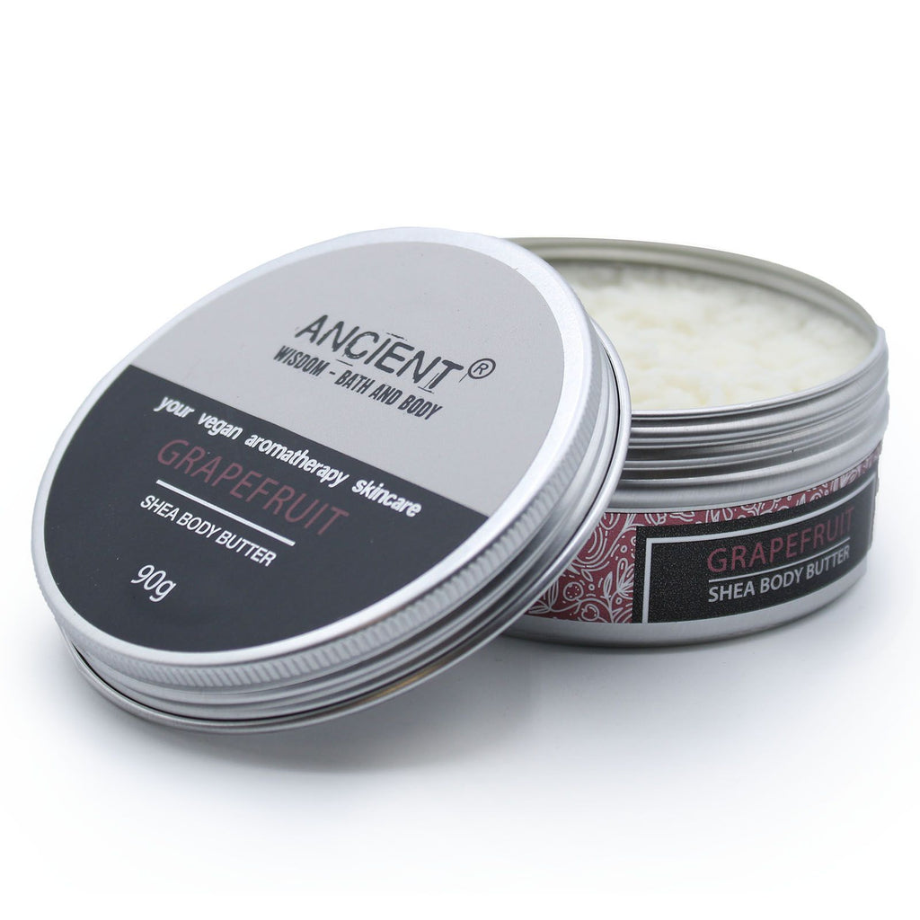 Aromatherapy Shea Body Butter 90g Refreshing Grapefruit Scent