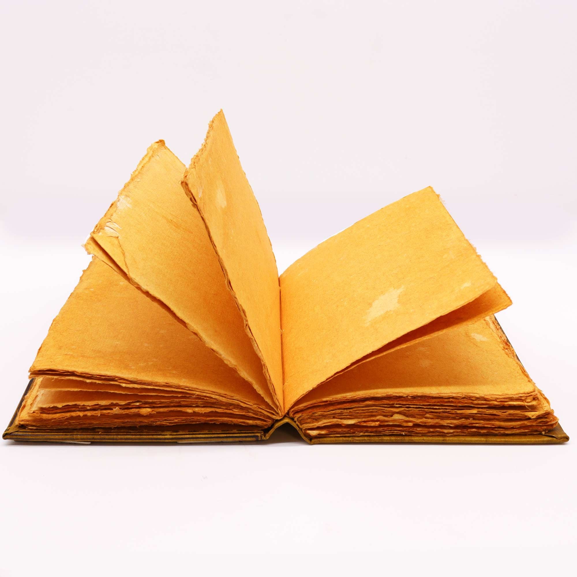Hefty Coffee Tan Book with Zinc Owl Decor and 200 Pages