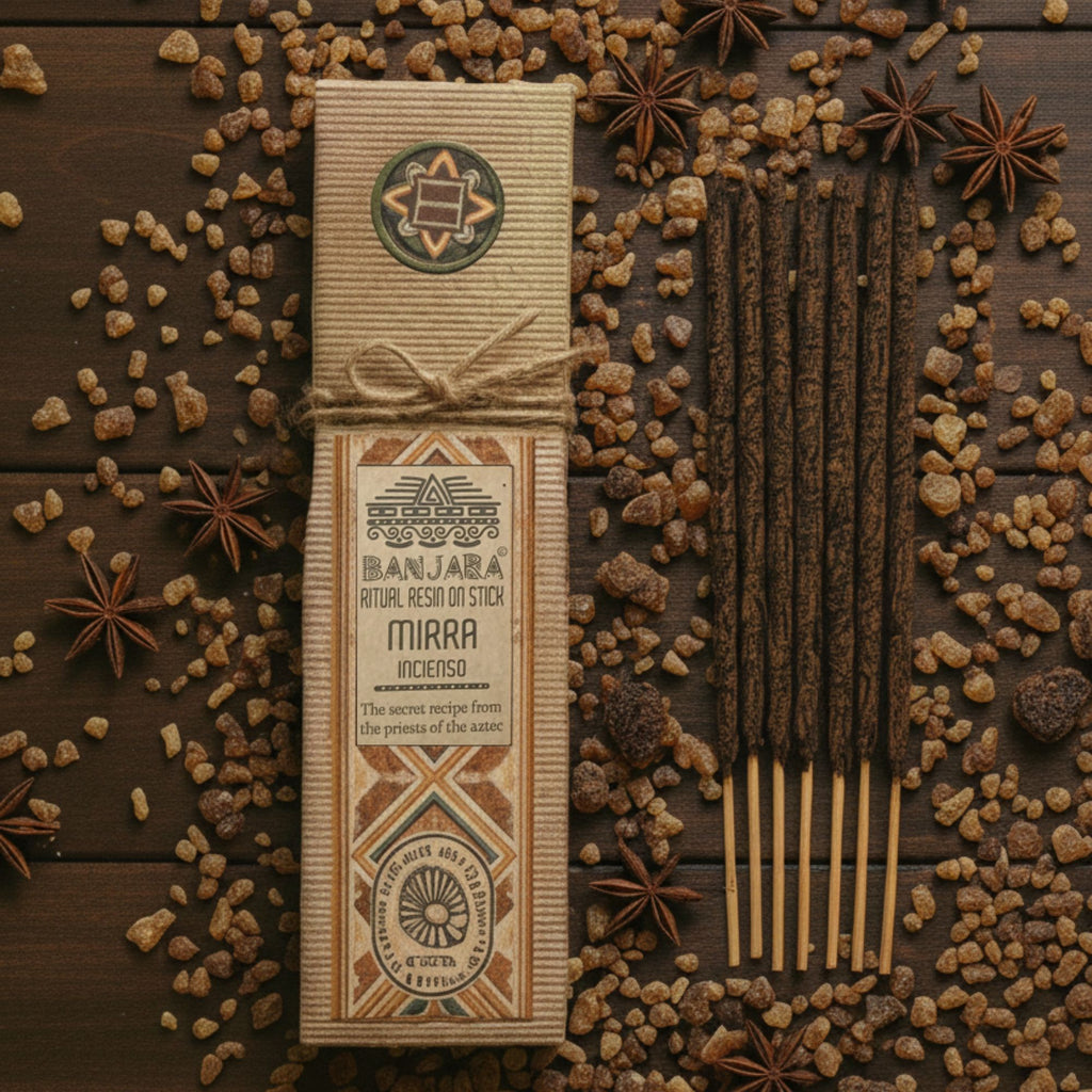 Ritual Resin on Stick Myrrh for Calm Clarity and Reflection