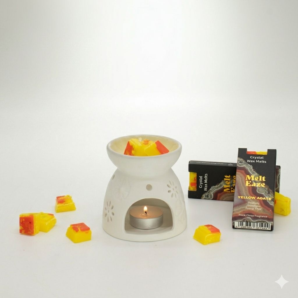 MeltEaze Wax Melts 50g Golden Glow Fresh Citrus Aroma for Home