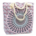 Rope Handle Mandela Bag in Electric Blue for Stylish Storage