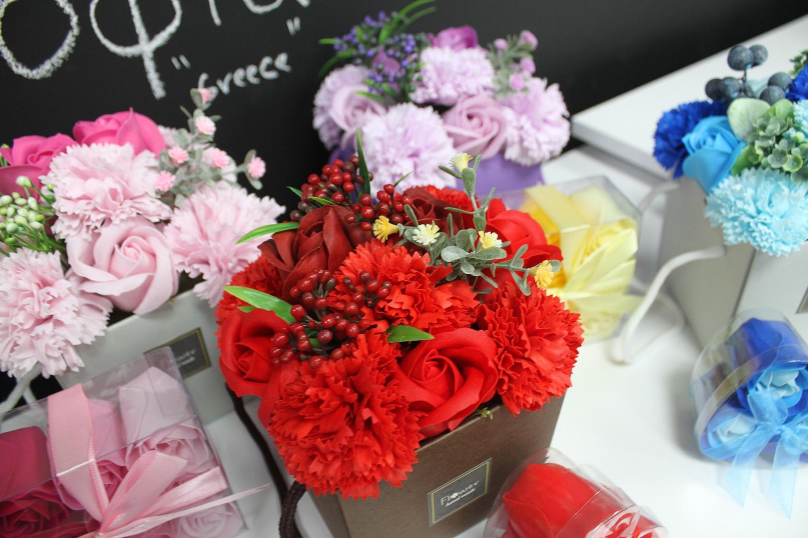 Luxury Soap Flower Bouquet of Spring Flowers for Baths