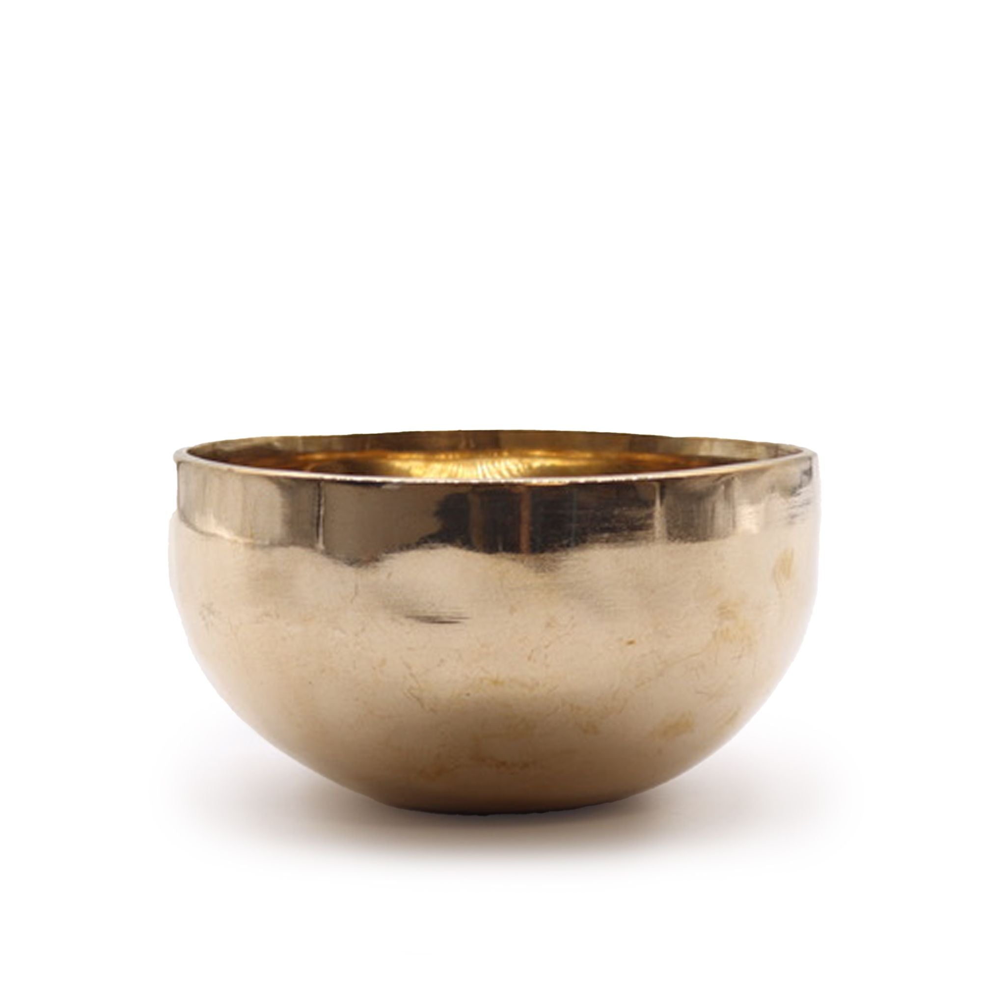 Small Shining Bell Metal Handmade Singing Bowl for Meditation