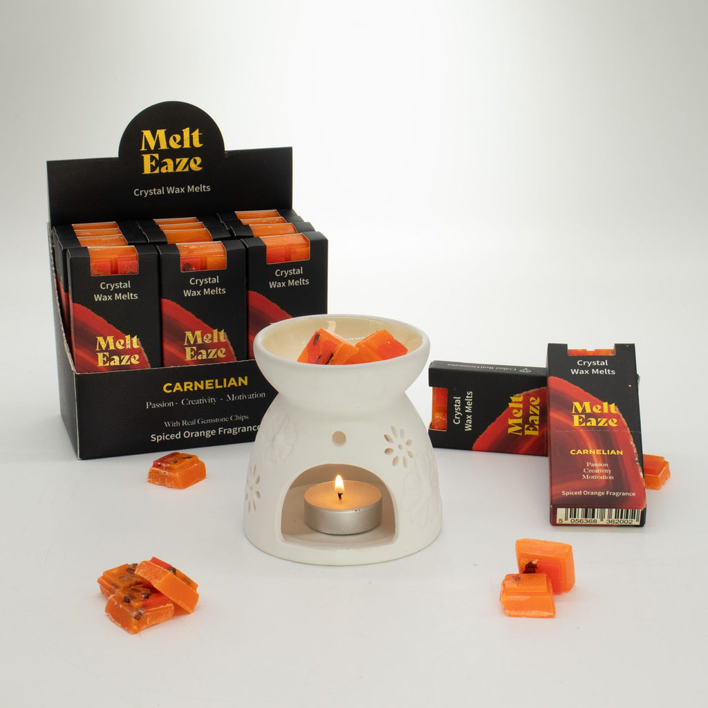 MeltEaze Wax Melts 50g Carnelian Fire with Spiced Orange Aroma