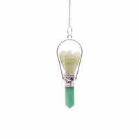 Angel Pendulum with Ring- Green Adventurine
