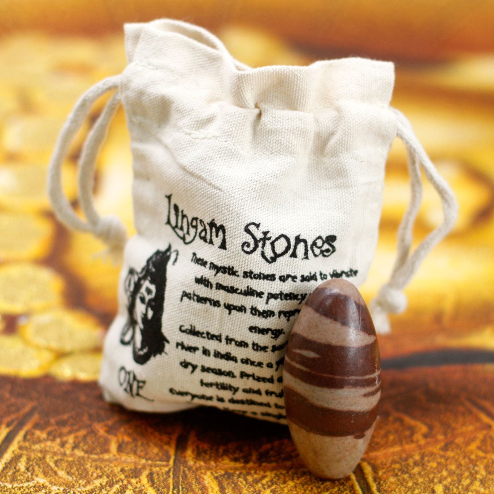 Three Inch Lingam Stone for Unique Home Decor and Gifts