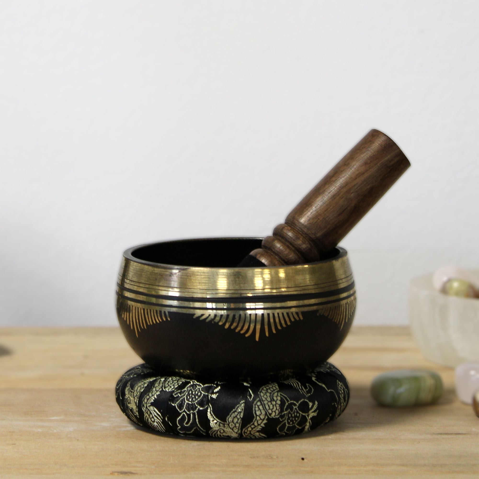 Flower Of Life Sing Bowl Set with Mallet and Carrying Case