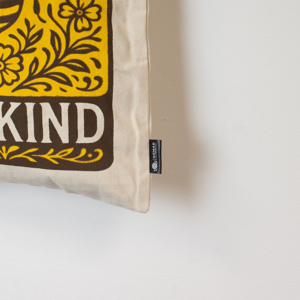 Nomad Sari Iconic Toni Tote Bag with Bee Kind Natural Design