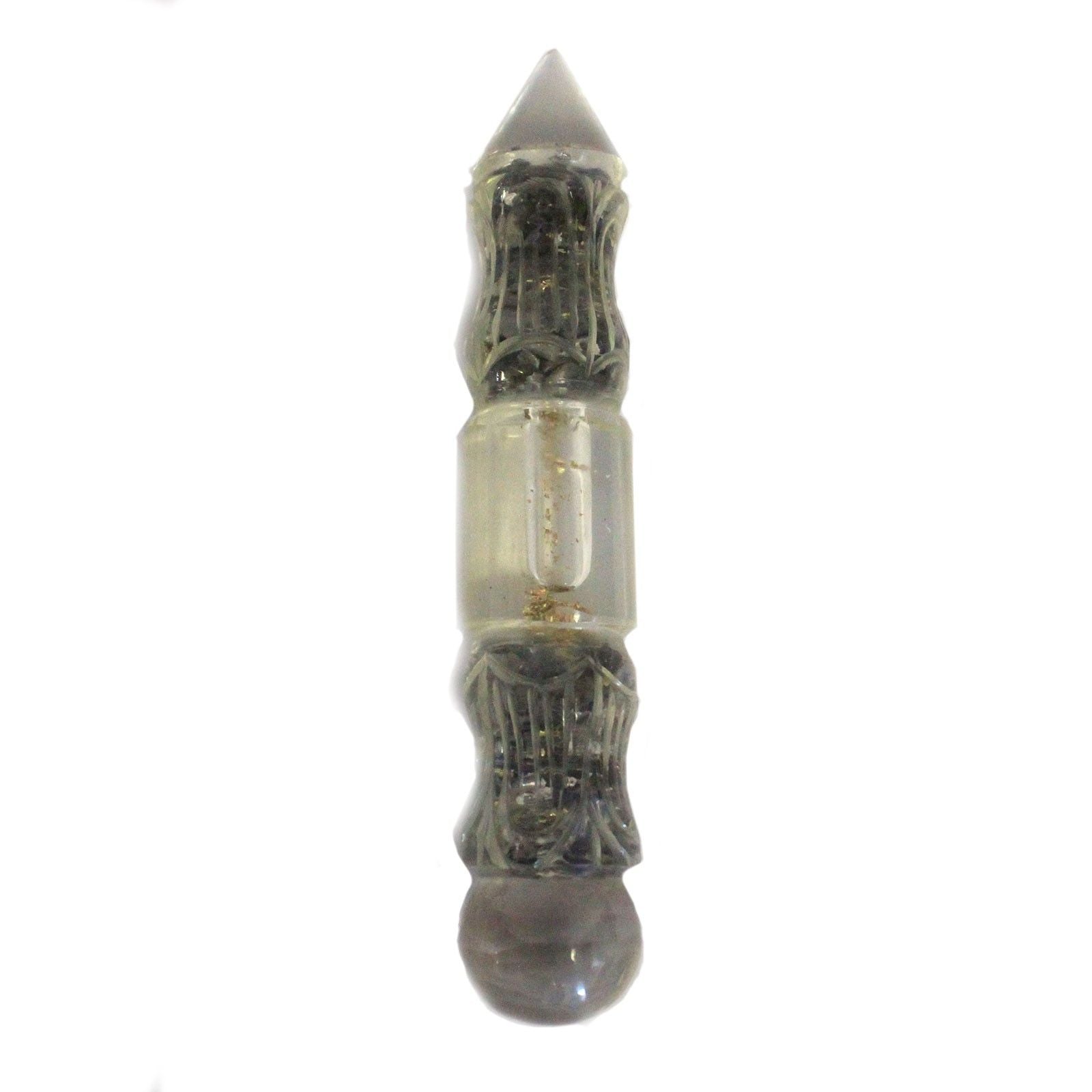 Orgonite Water Wand with Copper and Gemchips for Positive Energy