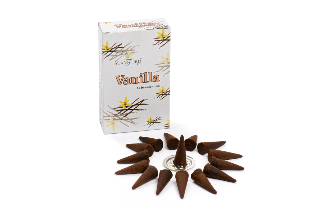 Vanilla Cones Stamford Premium Incense Cones for Home Fragrance