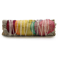 7 Chakras Smudge Stick with Rose Petals and Sage for Cleansing