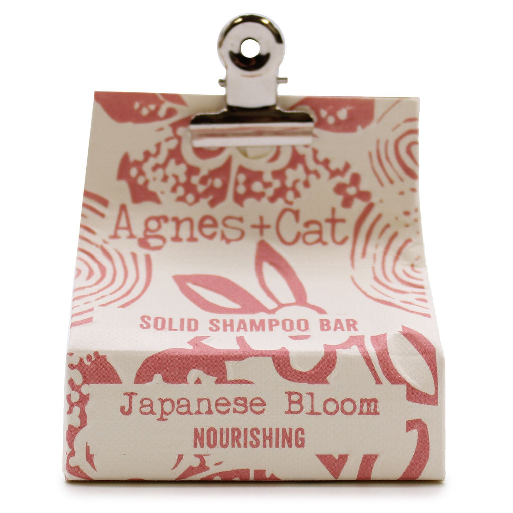 Agnes + Cat Japanese Bloom Solid Shampoo Bar for Healthy Hair Care