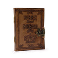 Leather Journal with Plain Paper for Working Hard and Dreaming Big