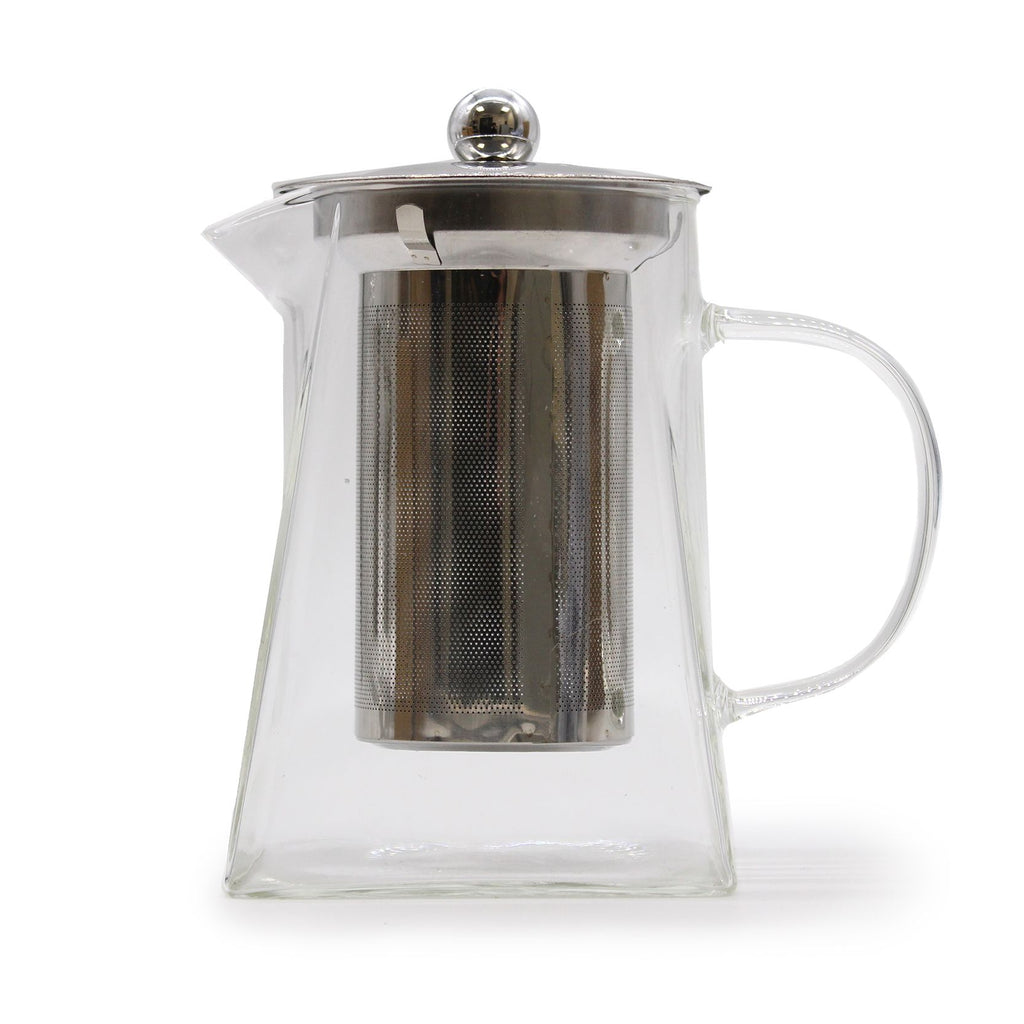 Glass Infuser Teapot in Tower Shape with 780ml Capacity