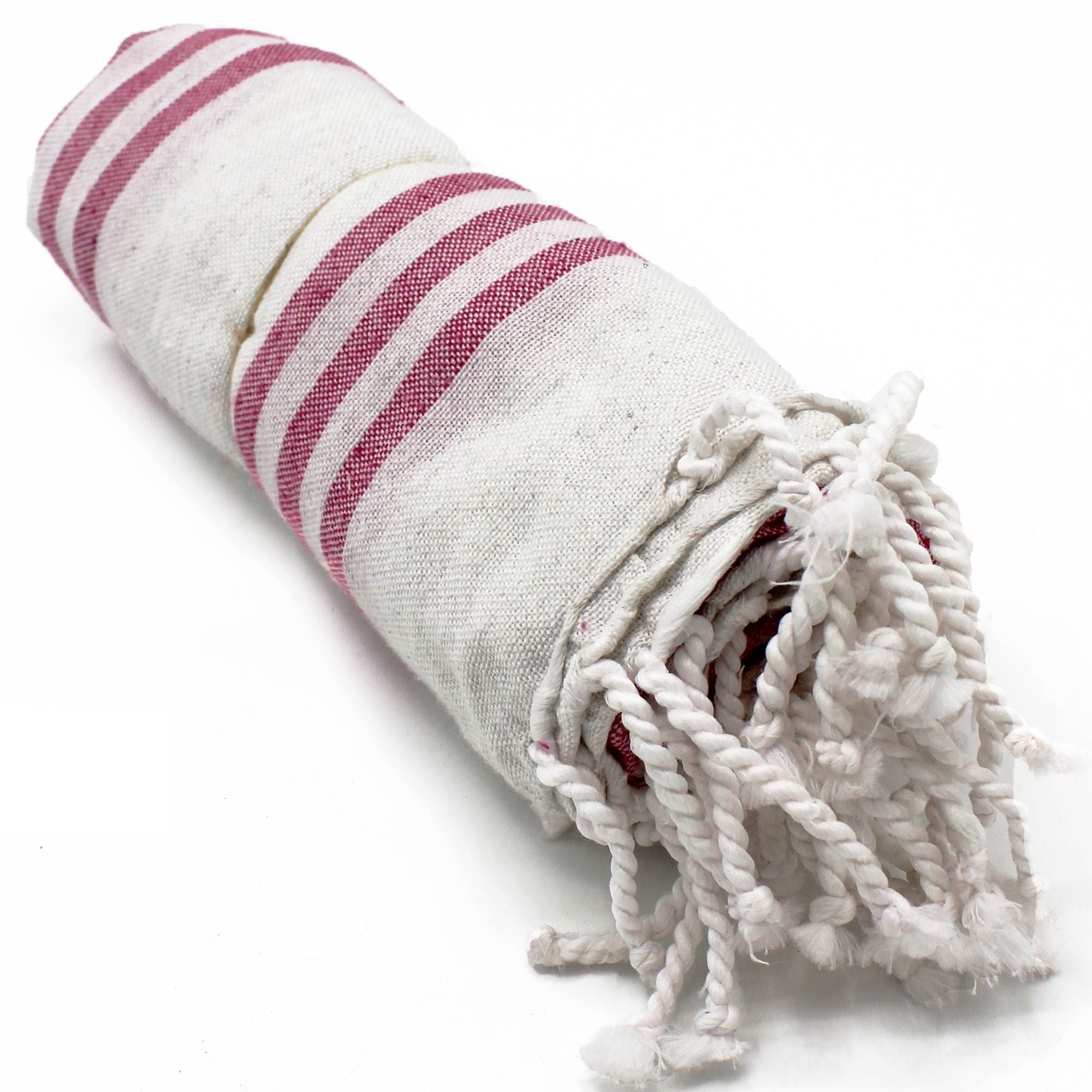 Hamman Spa Towel in Sunset Pink for Elegant Bathroom Decor