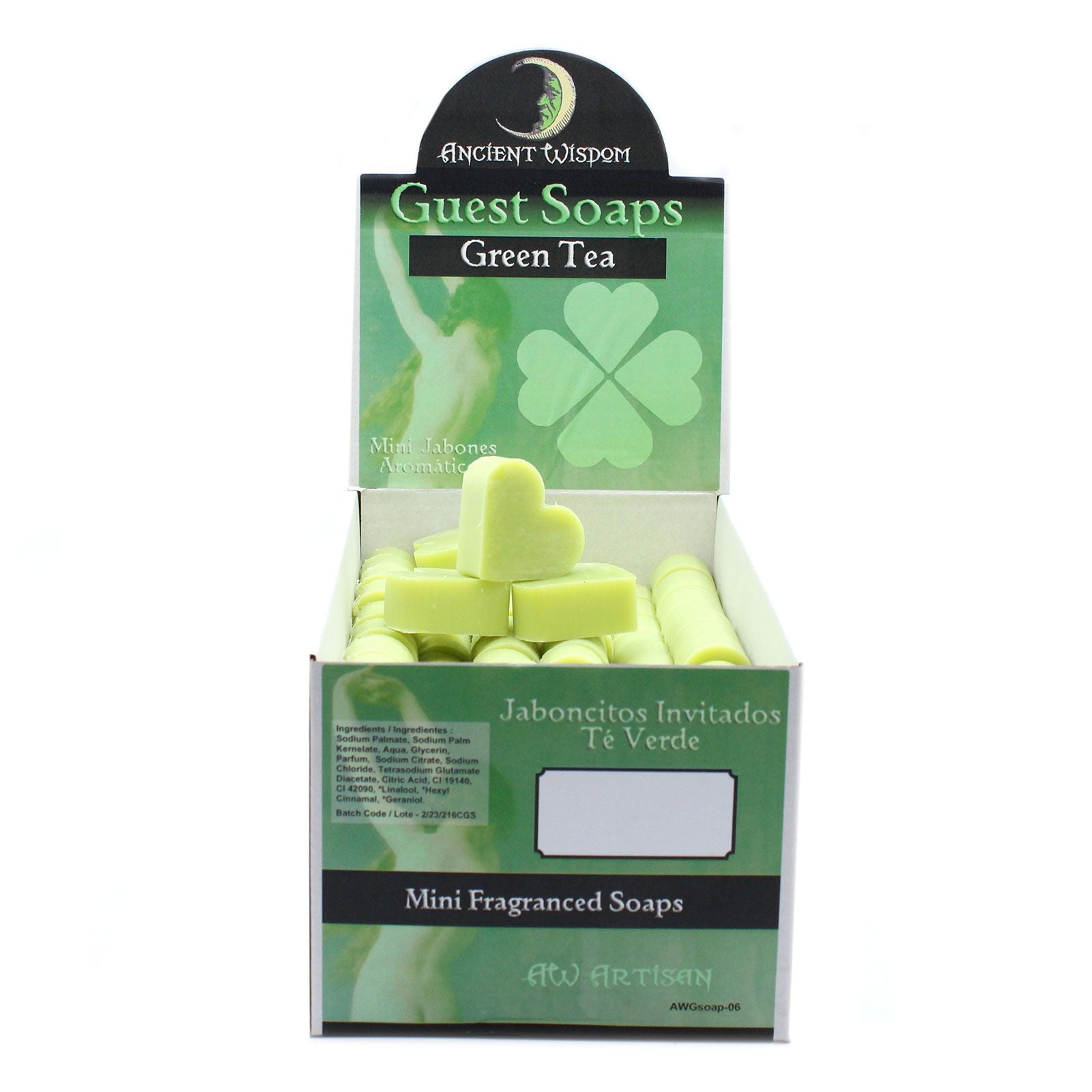 Heart Guest Soap Green Tea Scented Soaps for Your Bathroom Decor