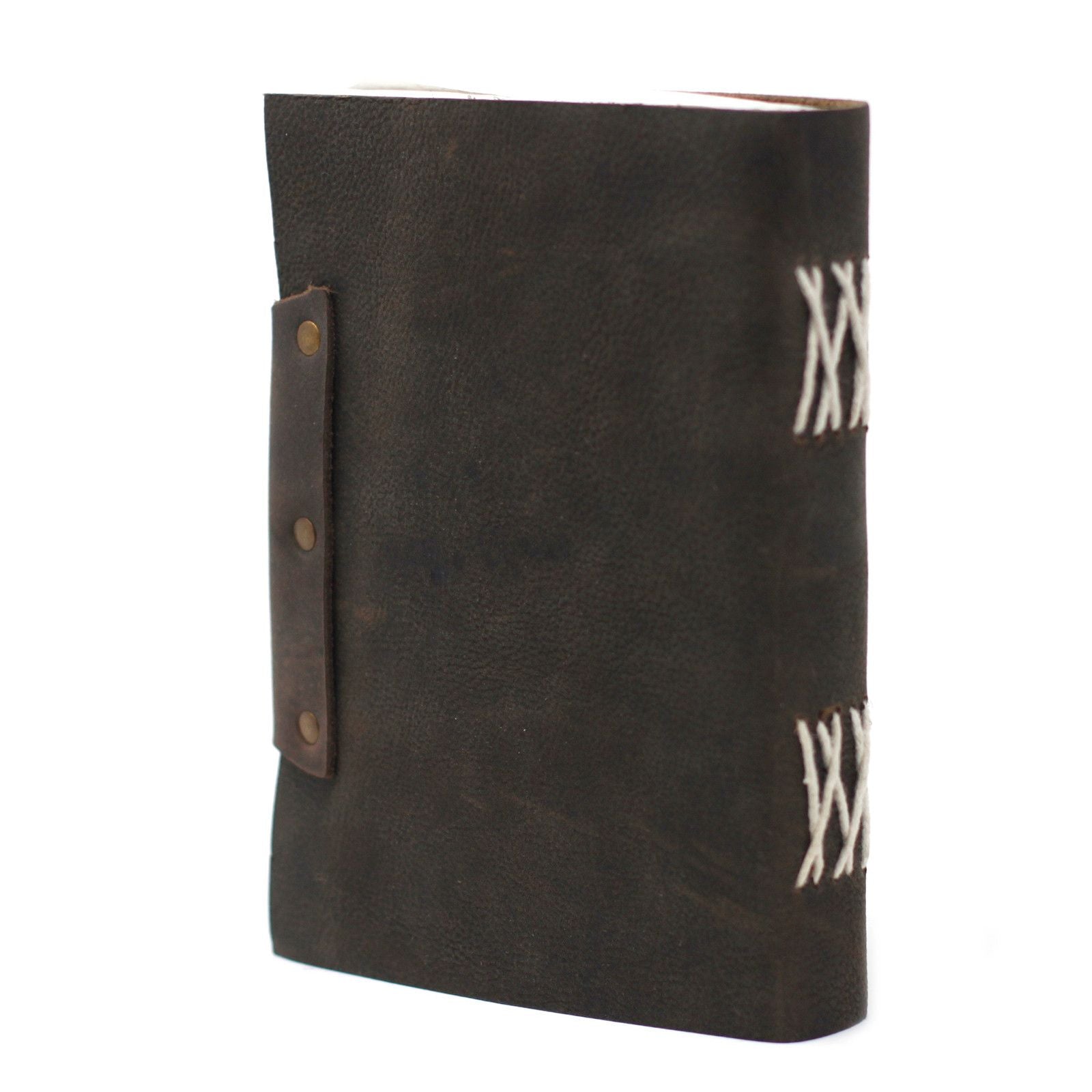 Leather Black Confessions Notebook with Lock for Creative Minds