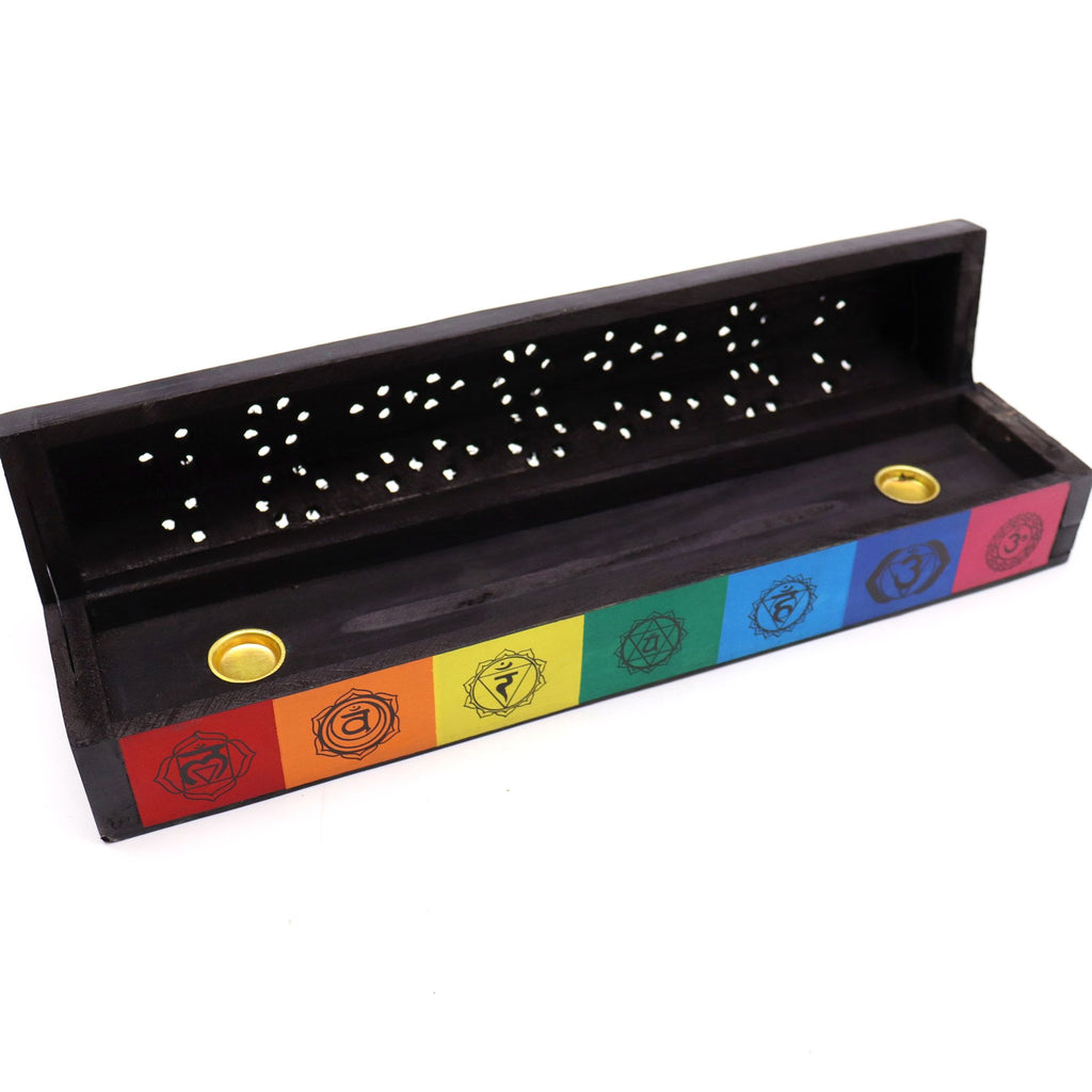 7 Chakra Colour Smoke Box for Incense Burning and Relaxation
