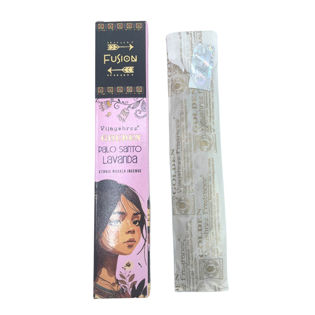 15g Golden Palo Santo and Lavender Incense Sticks for Relaxation