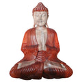 Hand Carved Buddha Statue 40cm Welcome for Home Decor