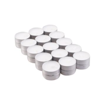 30x Unscented Tealight Candles for Home Decor and Events 4 Hours